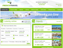 Tablet Screenshot of fresco-travel.cz